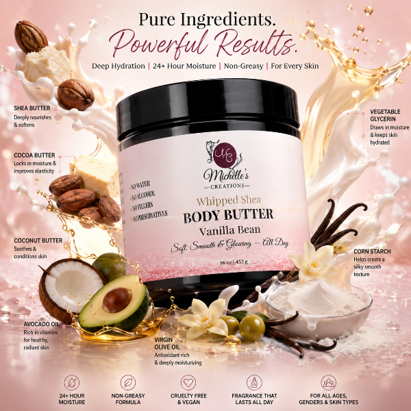16oz Whipped Shea Body Butter