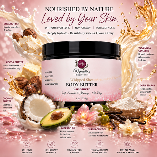 8oz Whipped Shea Body Butter
