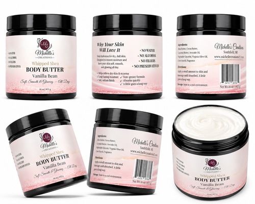 16oz Whipped Shea Body Butter
