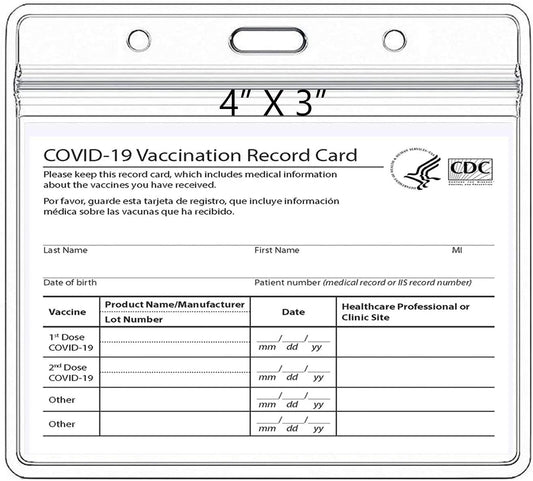 Vaccination Card Shield