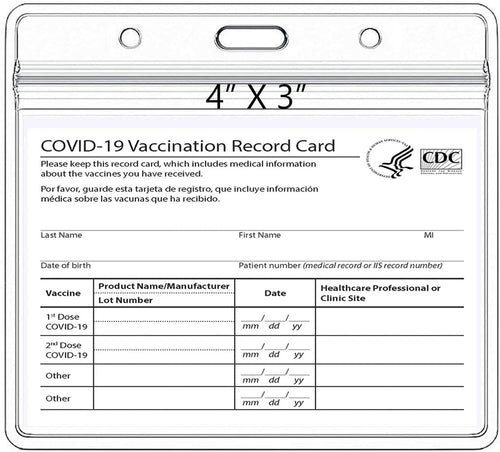 Vaccination Card Shield
